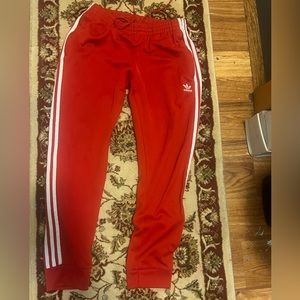 adidas jogger Pants Red Men's Size large